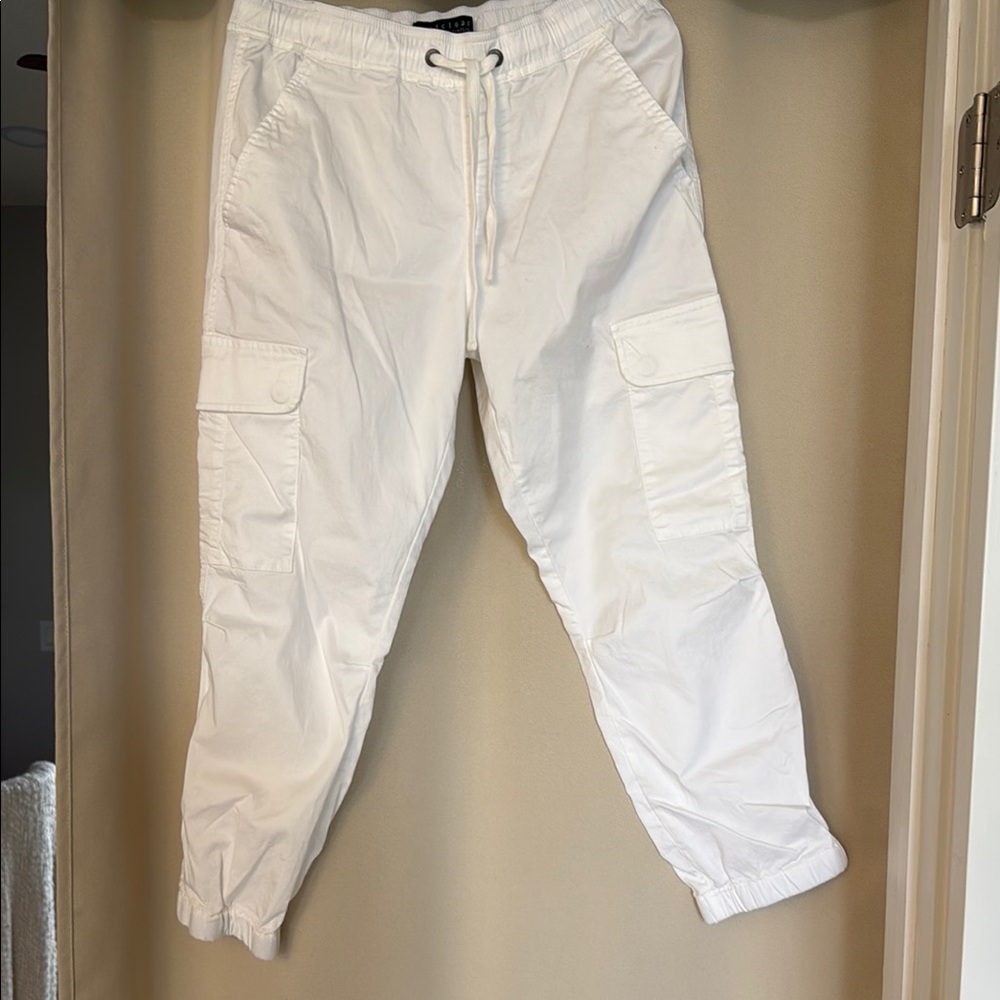 Sanctuary White Jogger Track Pants